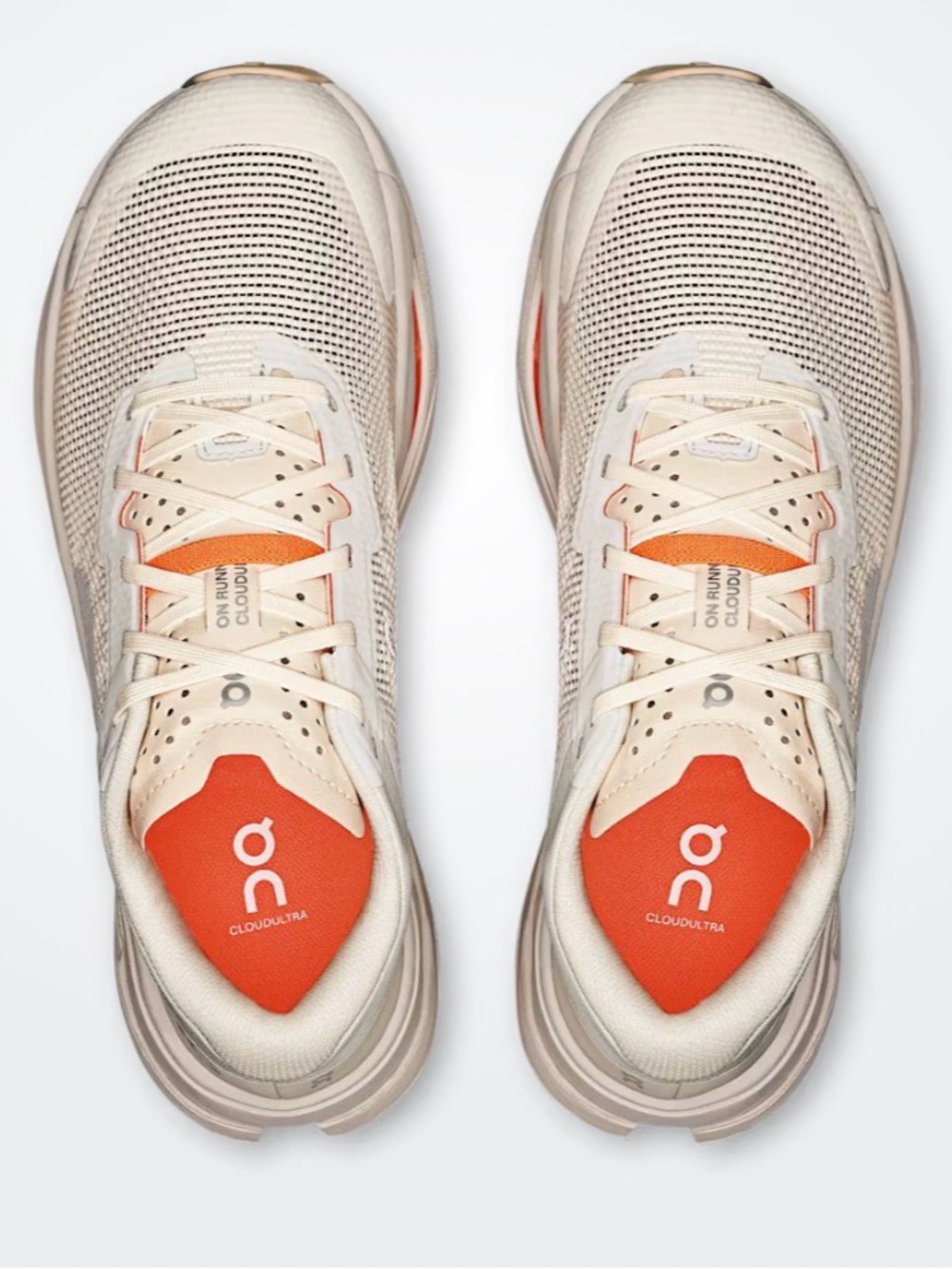 On Running Cloudultra 3 Ivory with Coral Accents - Picture 3 of 6